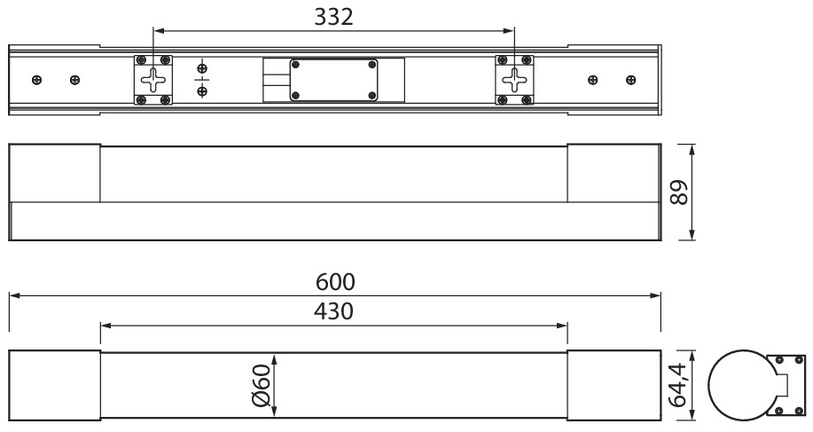 Airam Spa Ancona IP44 pistorasialla
