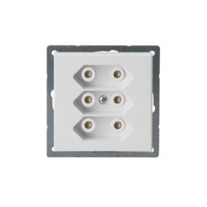 ABB Impressivo 3-os europistorasia, valkoinen (keskiölevyllinen)