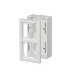 ABB Impressivo 2-os 80mm pinta-asennuskotelo (54mm)