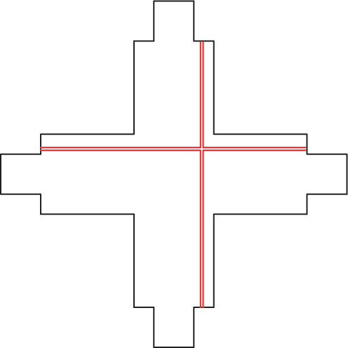 Global X-kappale XTS 38 (3-vaihekiskoon), useita värivaihtoehtoja - Image 2