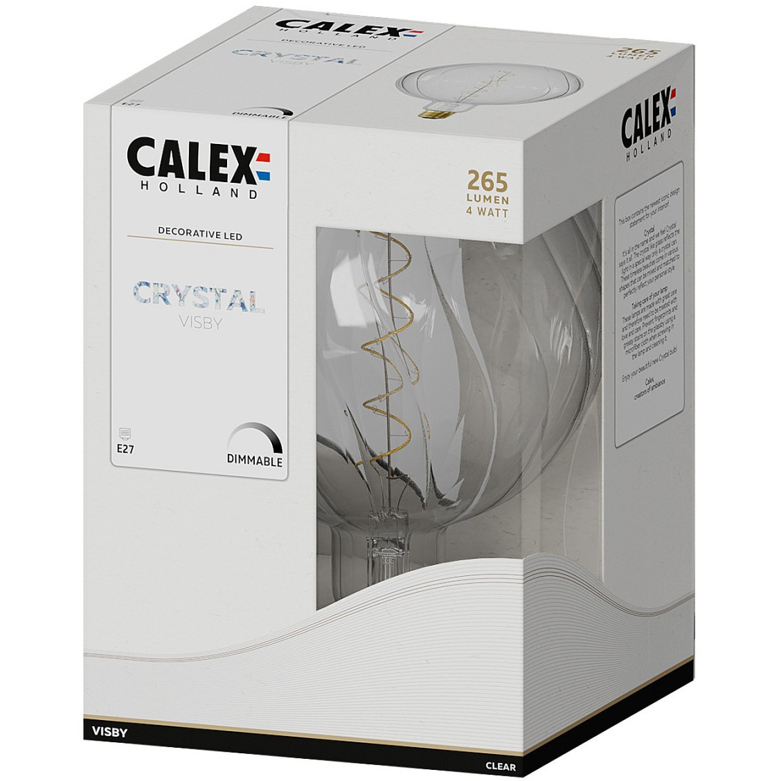 Calex Crystal E27 LED DIM Visby - Image 3