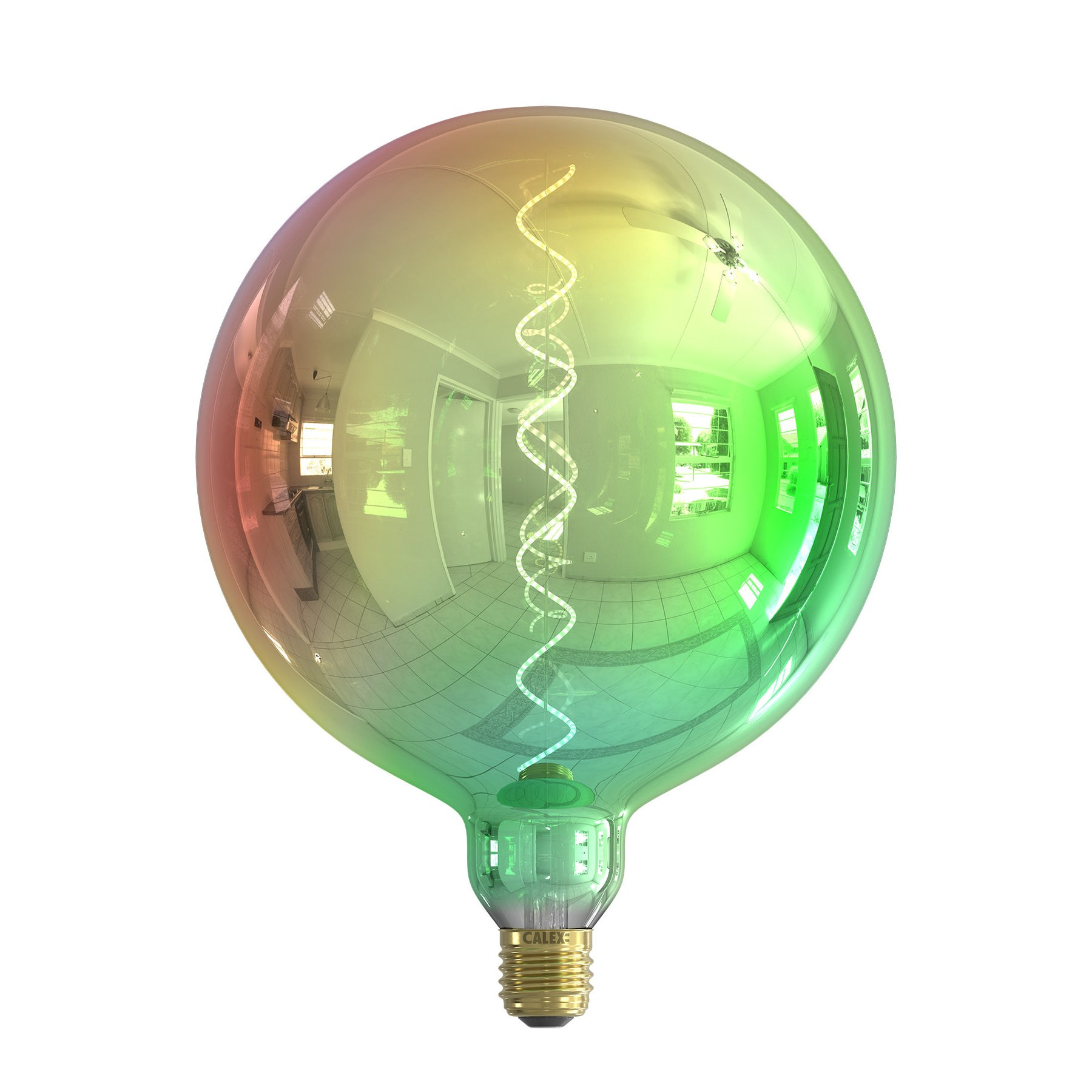 Calex Kalmar E27 LED DIM G200 Metallic Opal