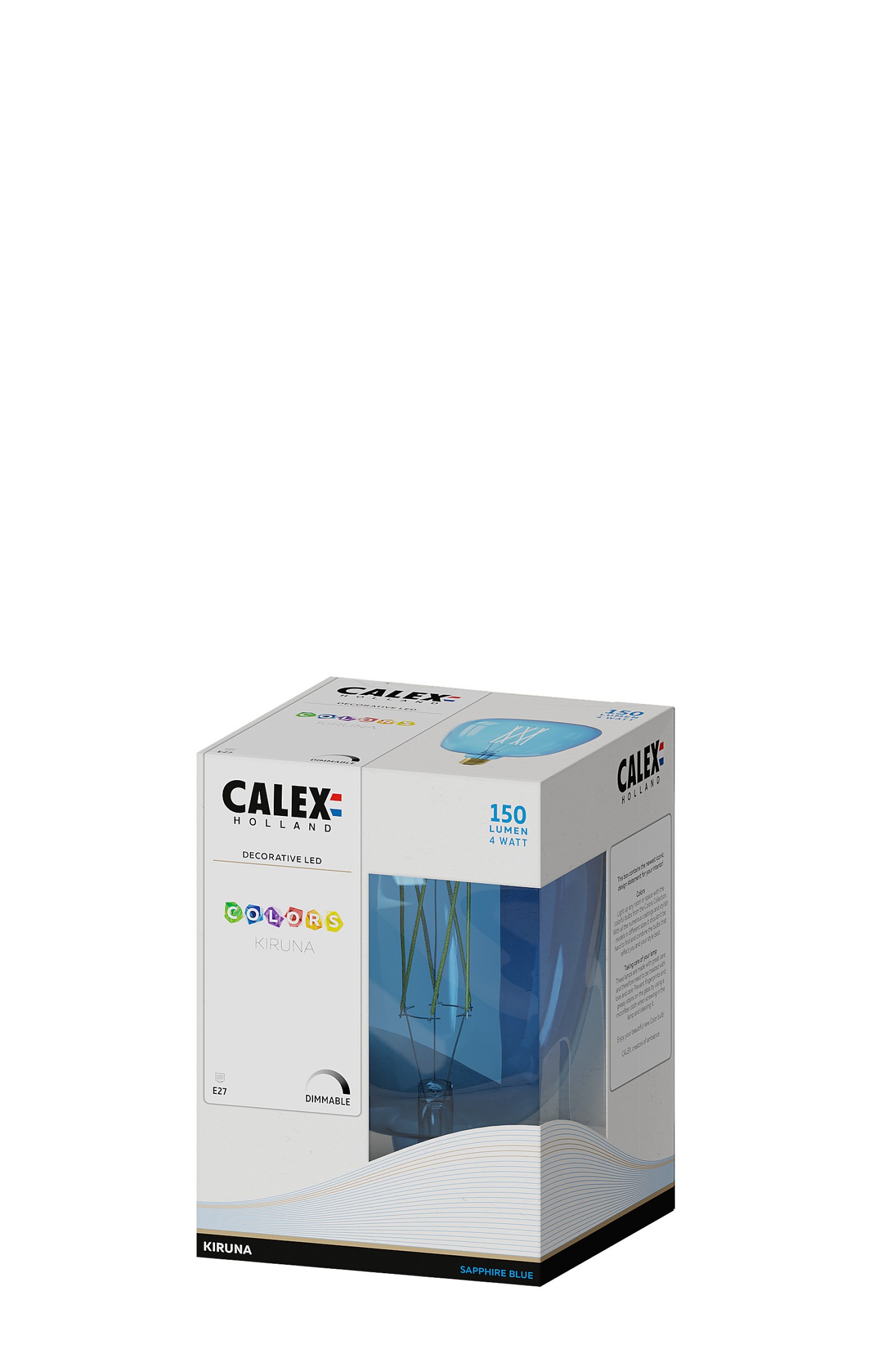 Calex Kiruna E27 LED DIM safiirinsininen - Image 2