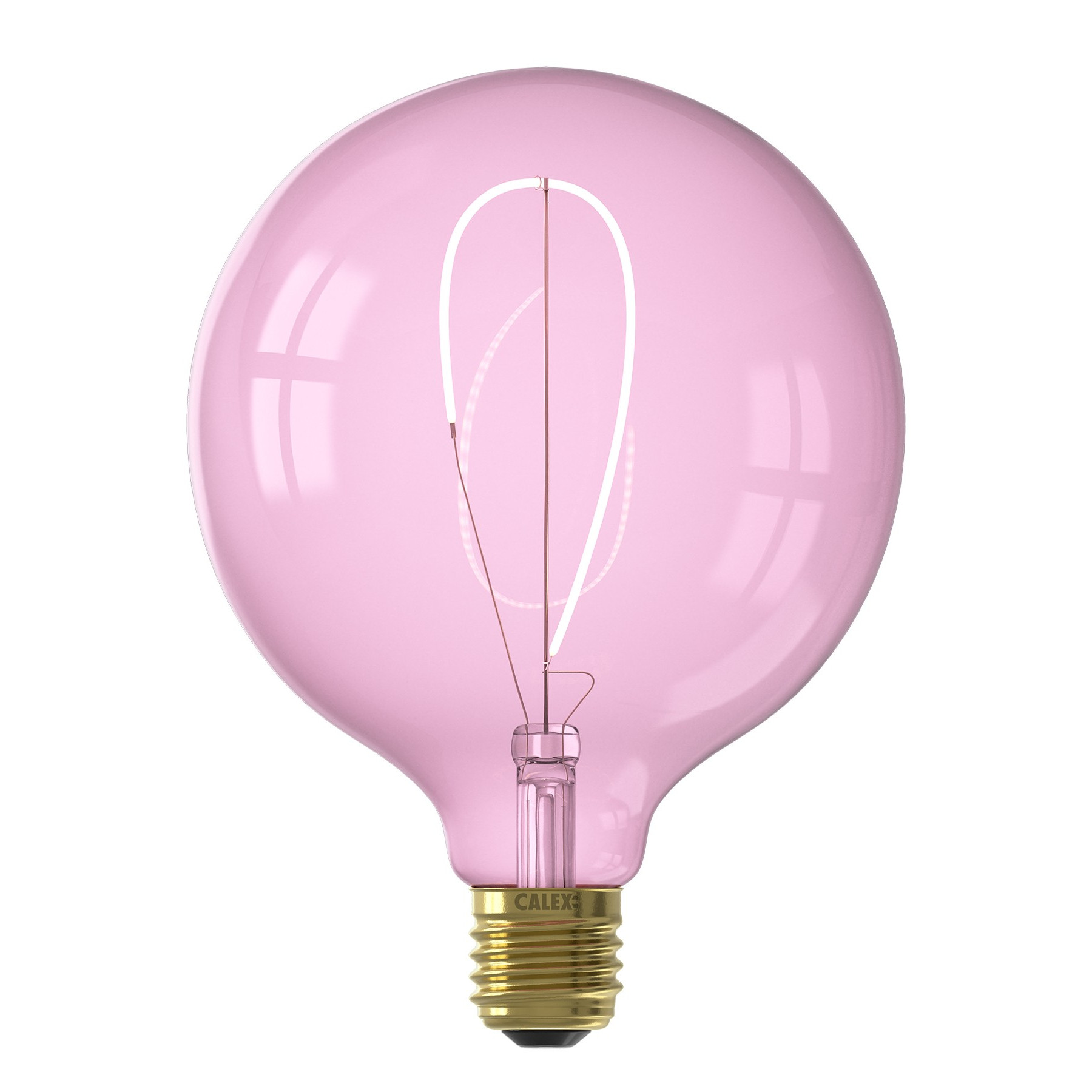 Calex Nora E27 LED DIM G125 ruusukvartsi