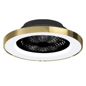 Mantra Tibet LED-kattotuuletin messinki/musta (smart)