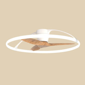 Mantra Nepal LED-kattotuuletin smart valkoinen / puu