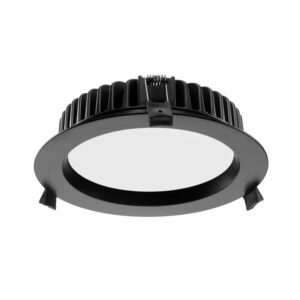 JL LED-alasvalo 18W musta (himmennettävä)