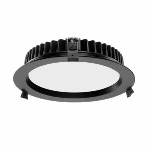 JL LED-alasvalo 25W musta (himmennettävä)