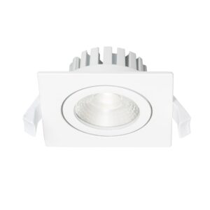 JL LED-alasvalo 8W valkoinen suunnattava neliskanttinen (himmennettävä)