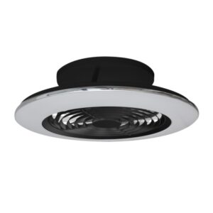 Mantra Alisio LED-kattotuuletin 63 cm musta (smart)