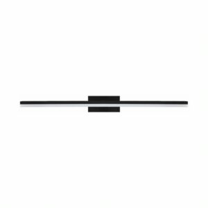 Mantra Morne peilinpäällysvalaisin musta 45 cm (IP44)