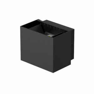 JL LED-seinävalaisin musta (IP65) säädettävä