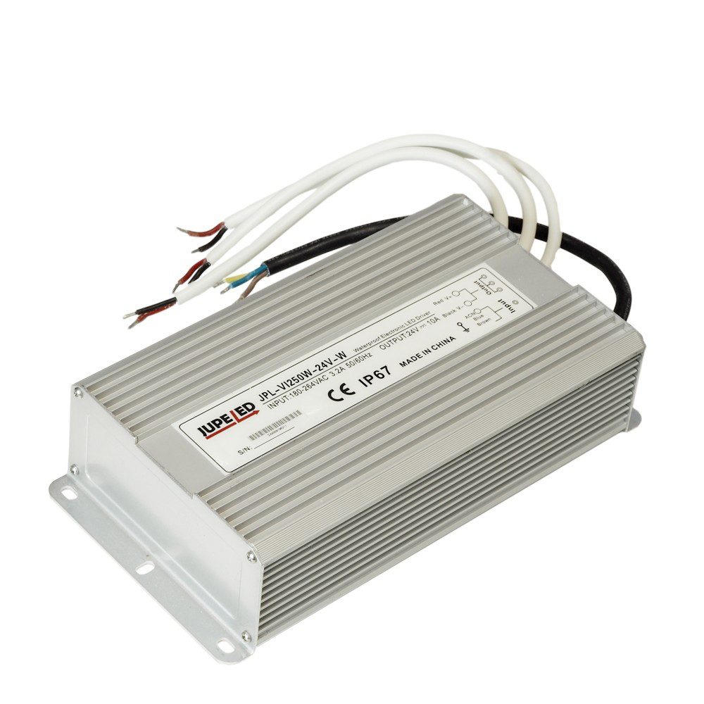 LED-muuntaja 24V, 250W (IP67)