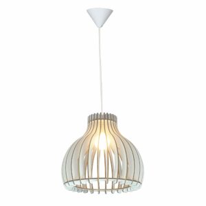FocusLight Orsa riippuvalaisin 31 cm valkoinen