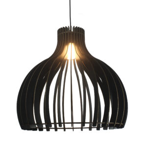 FocusLight Orsa riippuvalaisin 56 cm musta terassille IP44