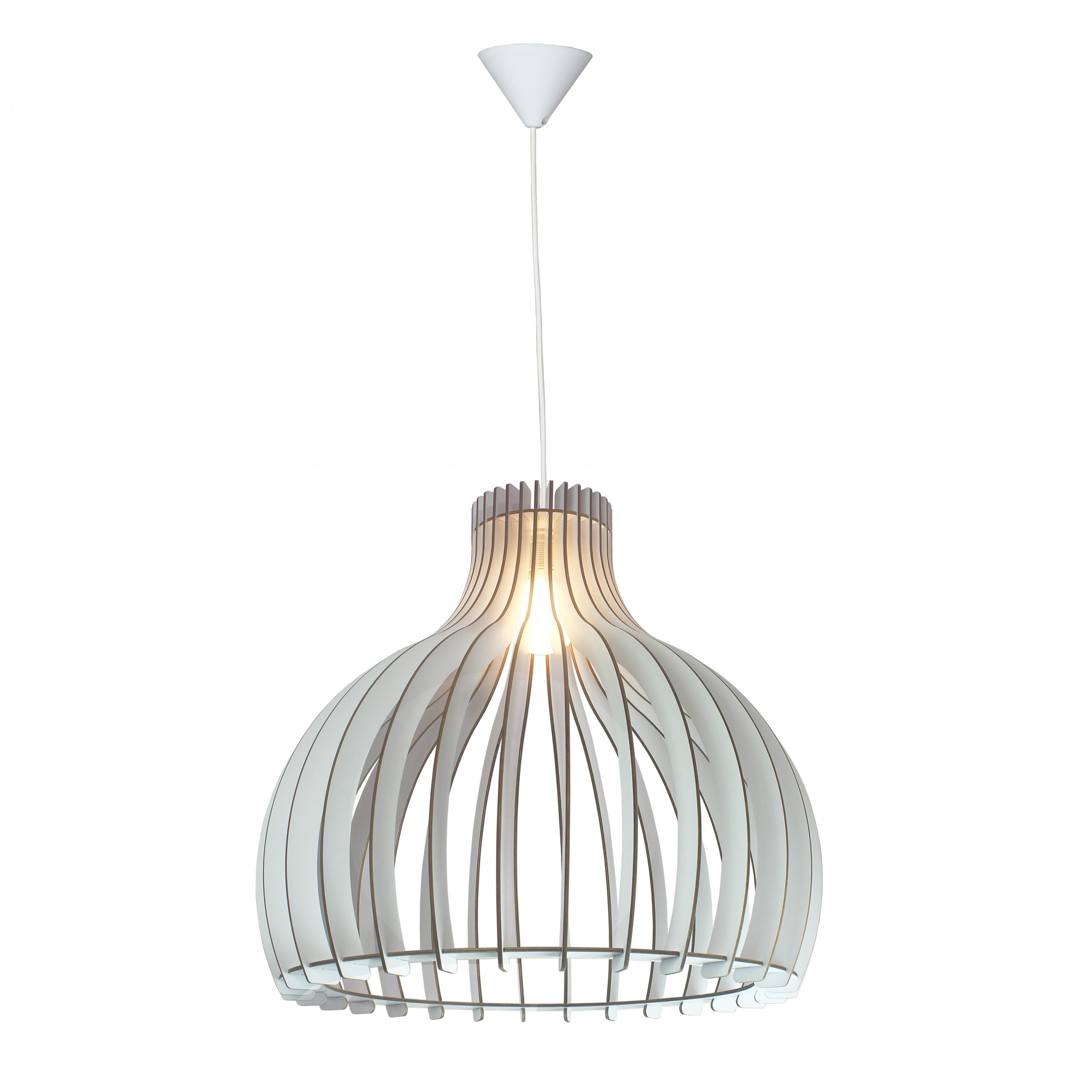 FocusLight Orsa riippuvalaisin 56 cm valkoinen