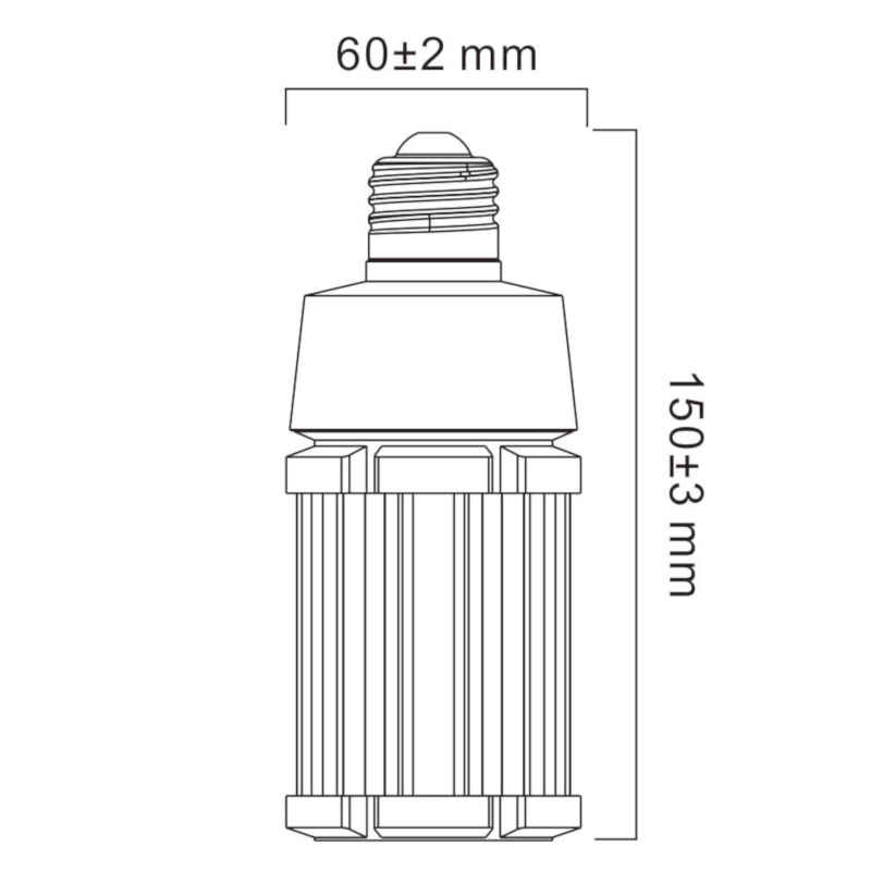Sylvania ToLEDo Performer T60 E27 18W (elohopealampun korvaaja) - Image 4