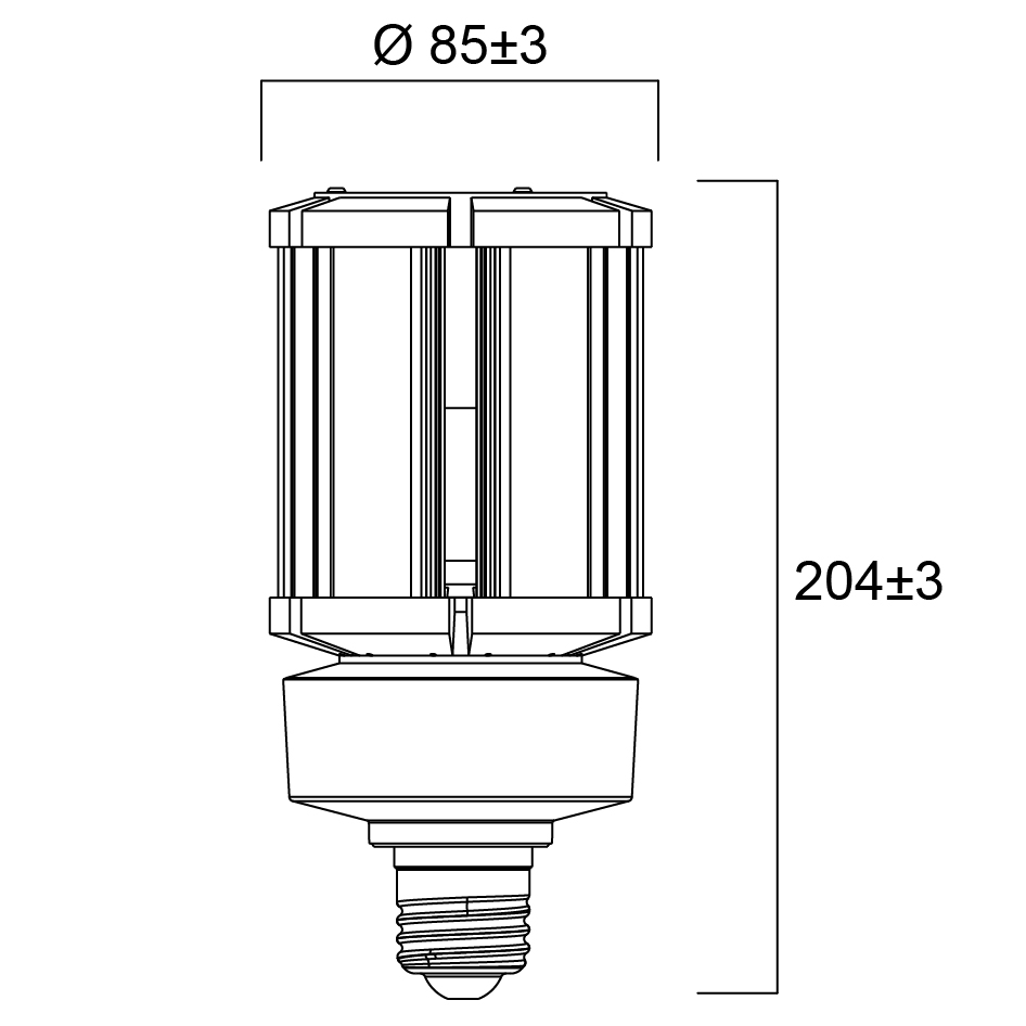 Sylvania ToLEDo Performer T85 E27 36W (elohopealampun korvaaja) - Image 4