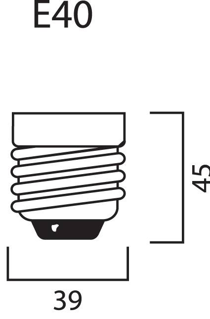 Sylvania ToLEDo Performer T85 E40 54W (elohopealampun korvaaja) - Image 5