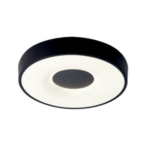 Mantra Coin LED-kattovalaisin CCT musta 38 cm