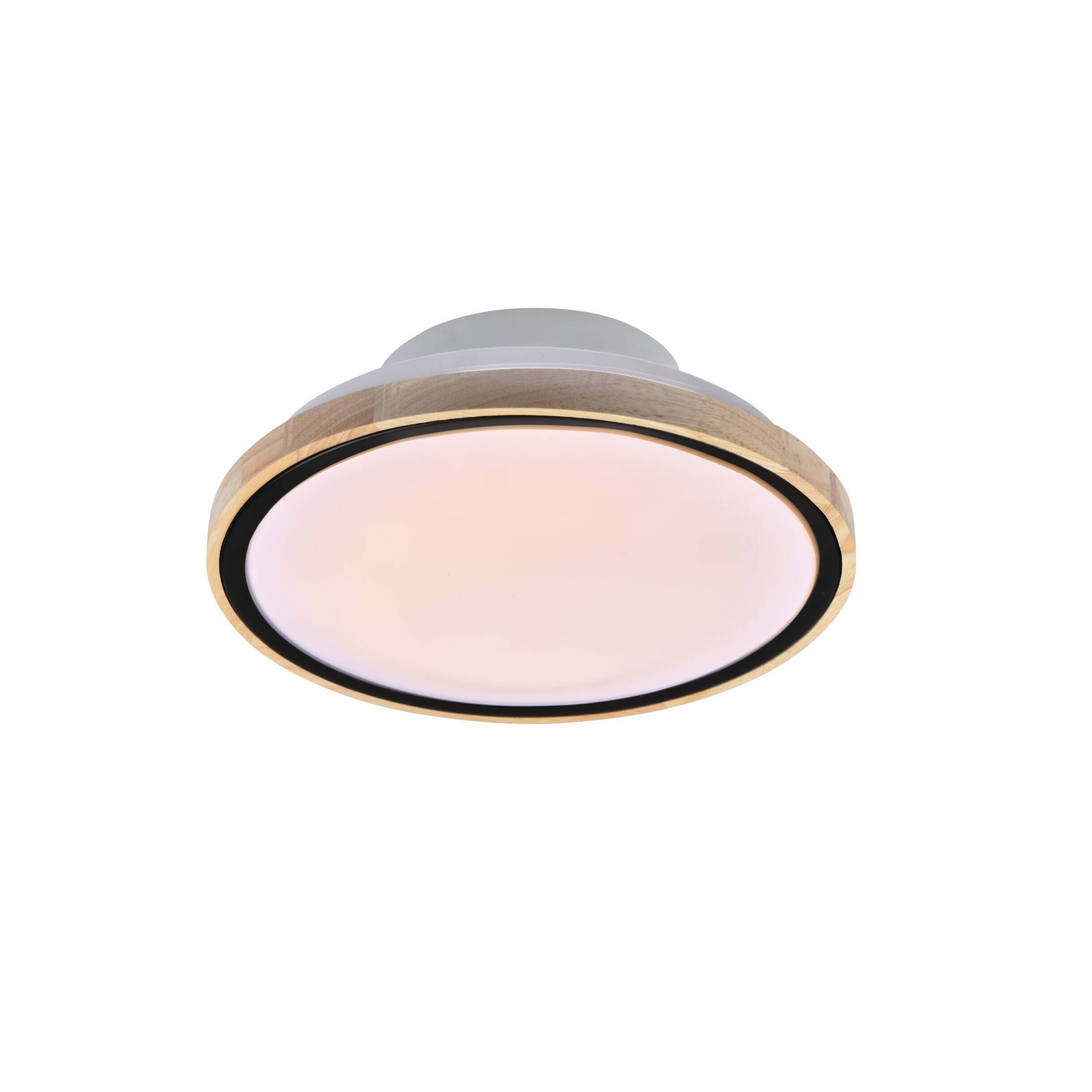 Virvatuli LED plafondi Tammi 28cm musta