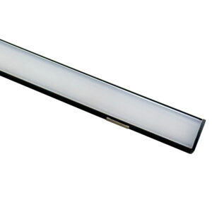 Line LED-alumiiniprofiili matala 1m musta