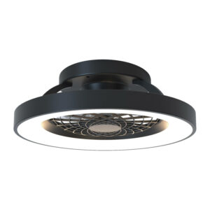 Mantra Tibet Mini LED-kattotuuletin musta (smart)