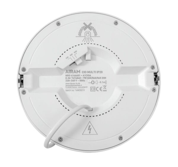 Airam Cio Multi 9W IP20 kromi - Image 2