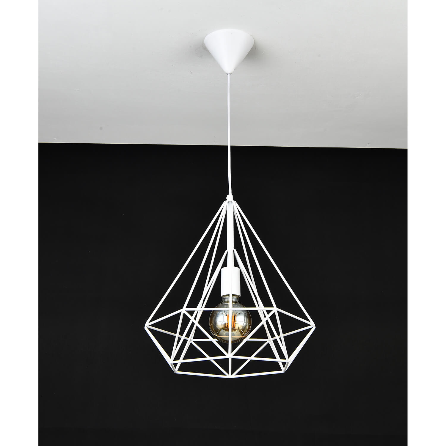 FocusLight Diamond riippuvalaisin valkoinen