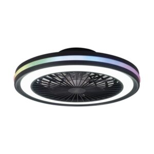 Mantra Gamer LED-kattotuuletin 47 cm musta