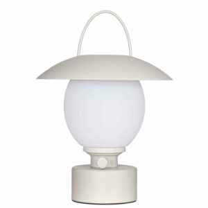 By Rydens Castro pöytävalaisin ladattava IP44 beige