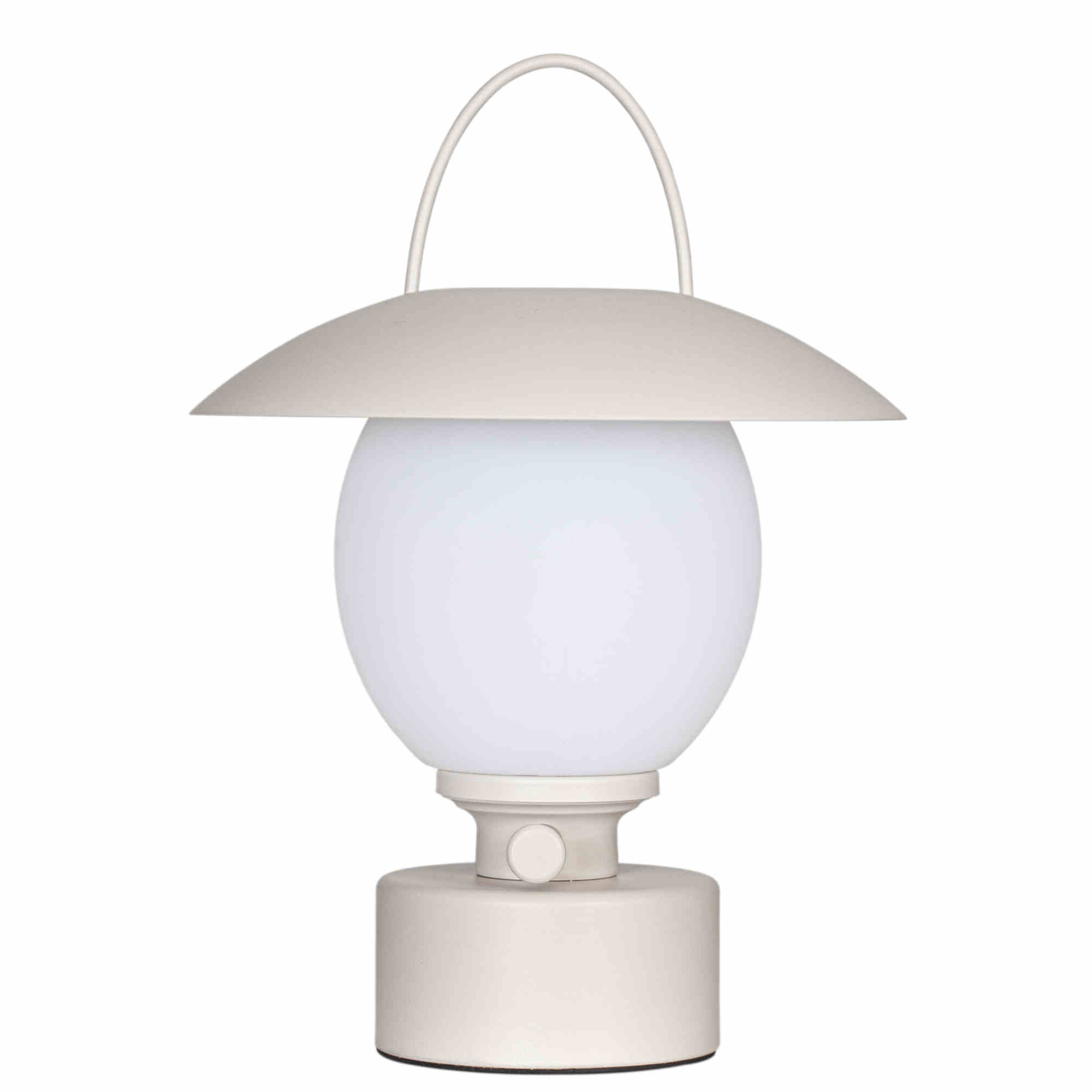 By Rydens Castro pöytävalaisin ladattava IP44 beige