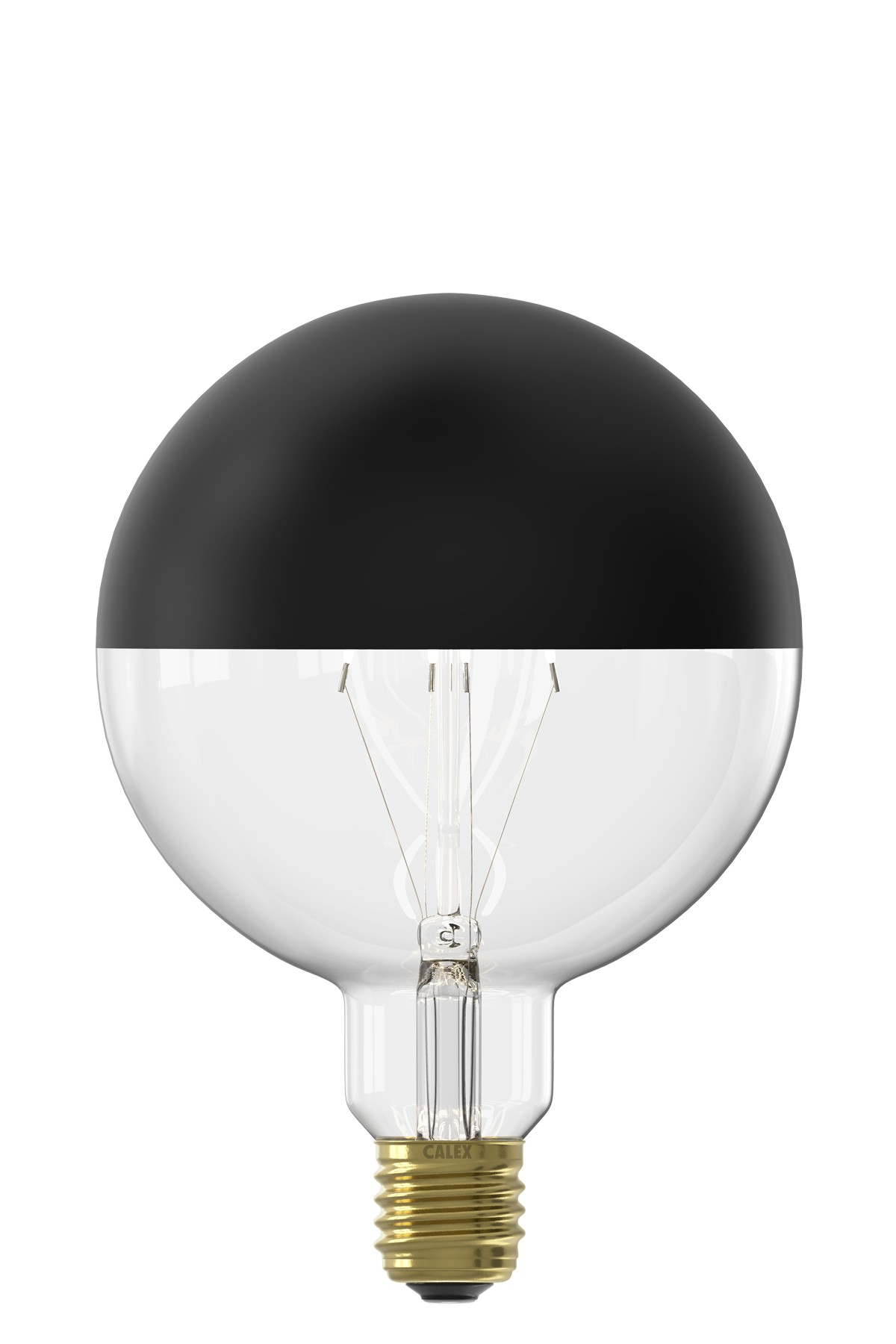 Calex Pääpeili G125 E27 LED DIM musta - Image 2