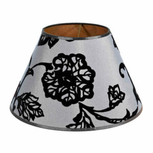 Valaisin Grönlund varjostin 31 cm pronssi musta sametti-ornamentti