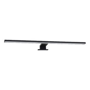 E.Lite Dun peilinpäällysvalaisin musta 60 cm (IP44)