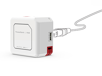 PowerUSB HUB iso (4 x USB-A + 1 x micro-USB) 5000mAh - Image 5
