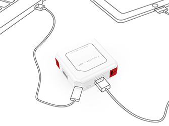 PowerUSB HUB iso (4 x USB-A + 1 x micro-USB) 5000mAh - Image 6
