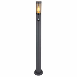 Focuslight Boston pylväsvalaisin 110 cm IP44 liiketunnistimella antrasiitti