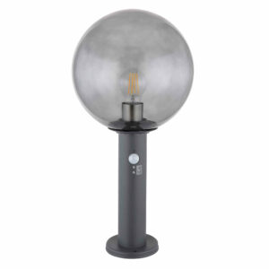 Focuslight Hedwig pylväsvalaisin 50 cm IP44 liiketunnistimella