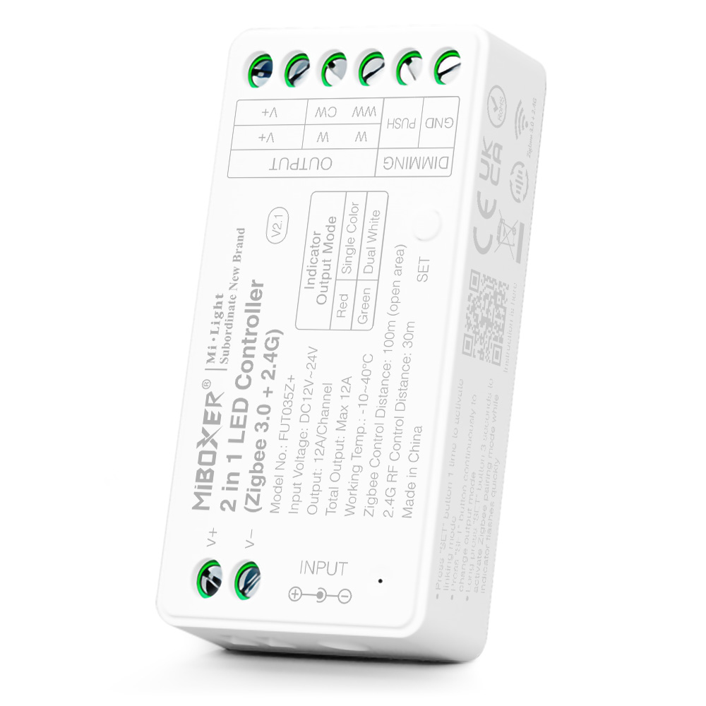 MB Vastaanotin langattomaan himmennykseen DIM/CCT 12-24V Zigbee