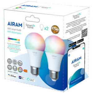 Airam Smart CCT RGBW 806lm E27 (2 kpl)