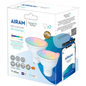 Airam Smart CCT RGBW 345lm GU10 (2 kpl)