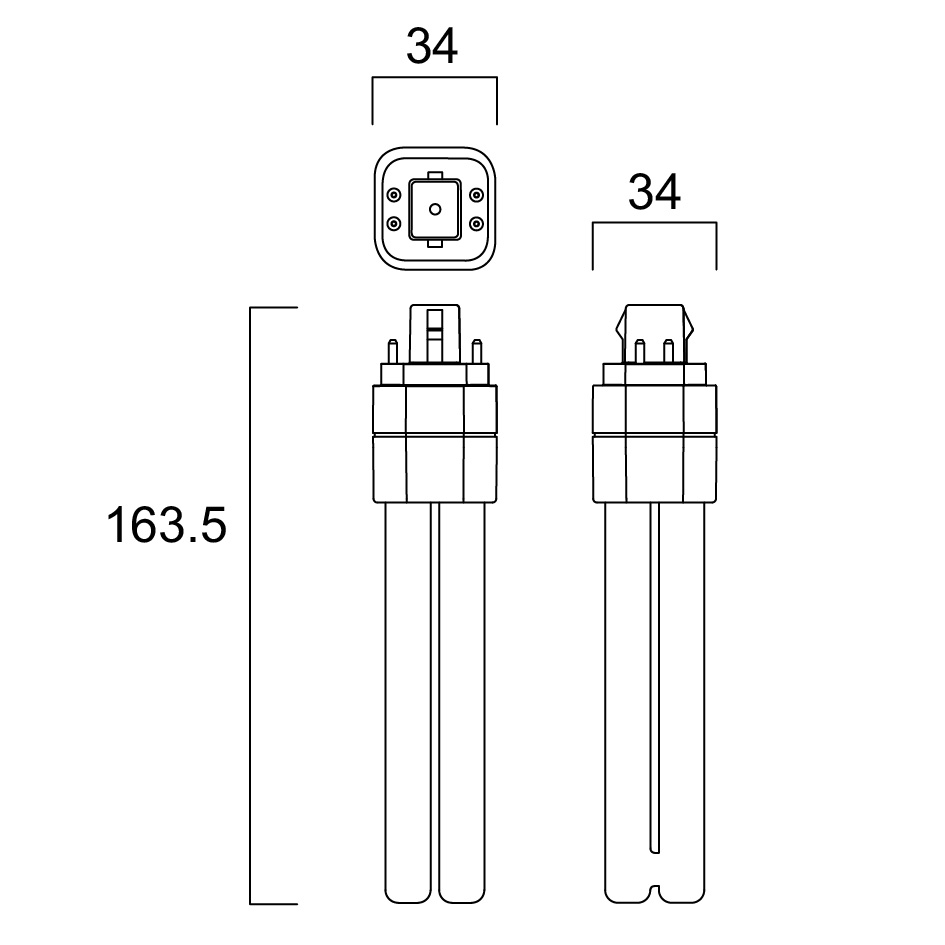 Sylvania LED PL-C 4P 840 (G24q-3) (korvaa 26W pienloistelampun) - Image 2