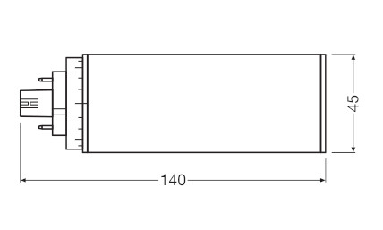 LED-pistokantalamppu PL-T 4P 10W 840 (GX24q-3) HF/AC - Image 4