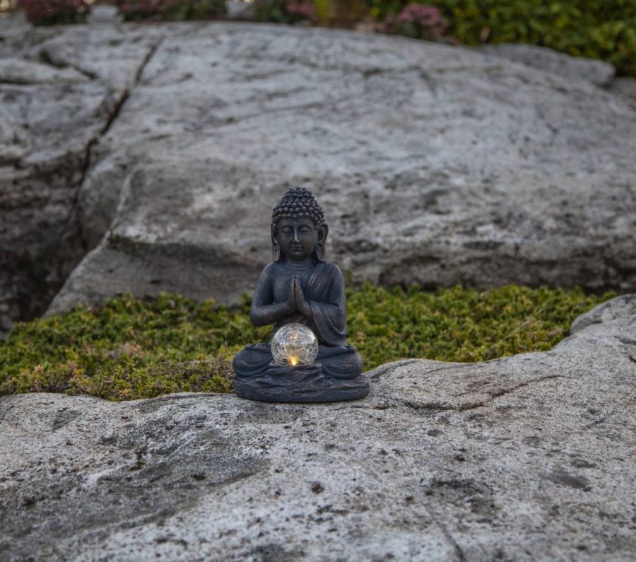 Aurinkokennovalaisin Buddha koristevalaisin - Image 2