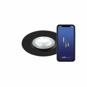 Nordlux Don Smart alasvalo musta (RGB/CCT)