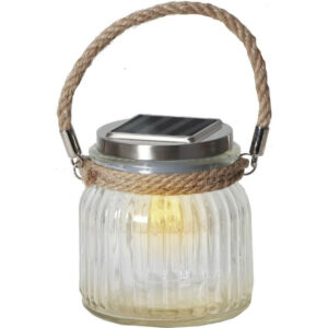 Aurinkokennovalaisin Jamjar koristelyhty