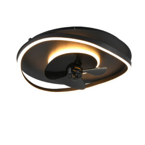 Sortland LED-kattotuuletin 50cm 3500lm CCT