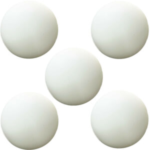 Pallokupu Ø120mm matta valkoinen, aukko 55 mm (5 kpl)