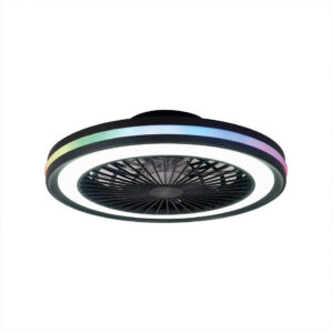 Mantra Gamer LED-kattotuuletin 56 cm musta